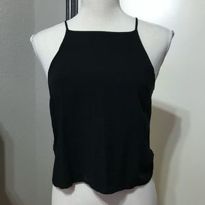 Zipper back tank top